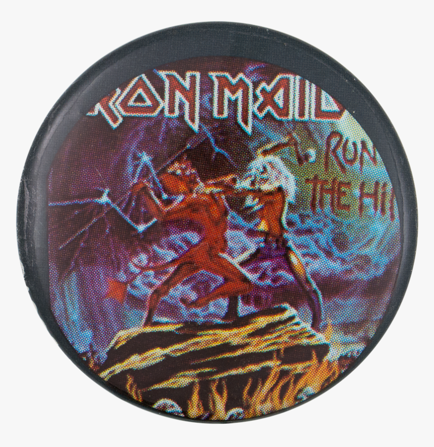 Iron Maiden Run To The Hills Music Button Museum - Iron Maiden Eddie Run To The Hills, HD Png Download, Free Download