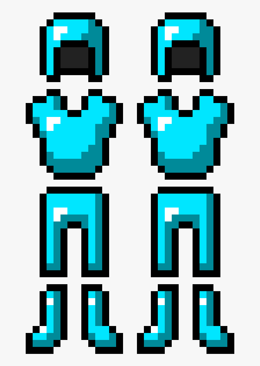 Minecraft Diamond Armor Png, Transparent Png, Free Download