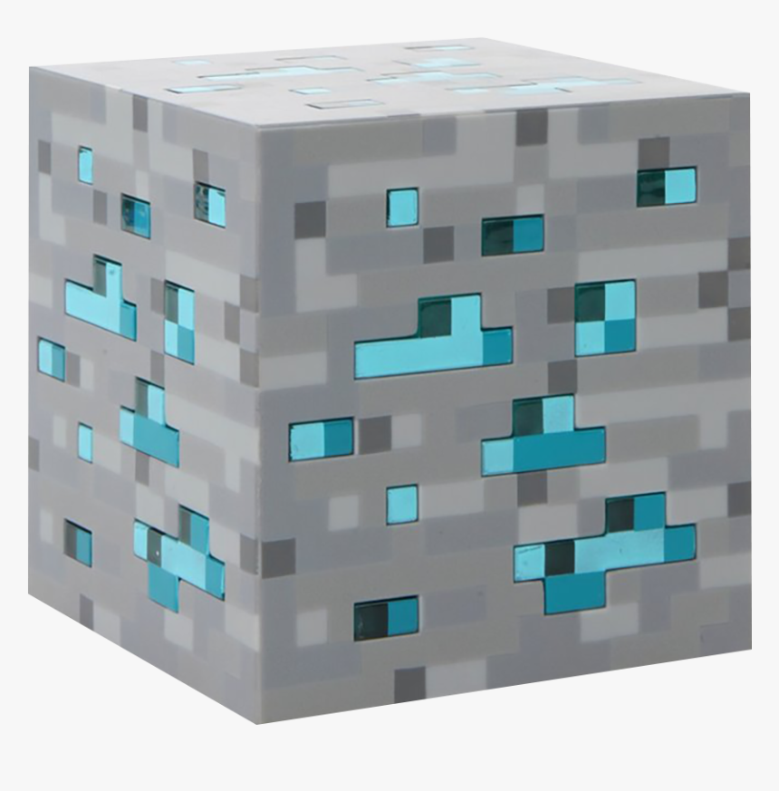 Diamond Ore Minecraft Light Up, HD Png Download, Free Download
