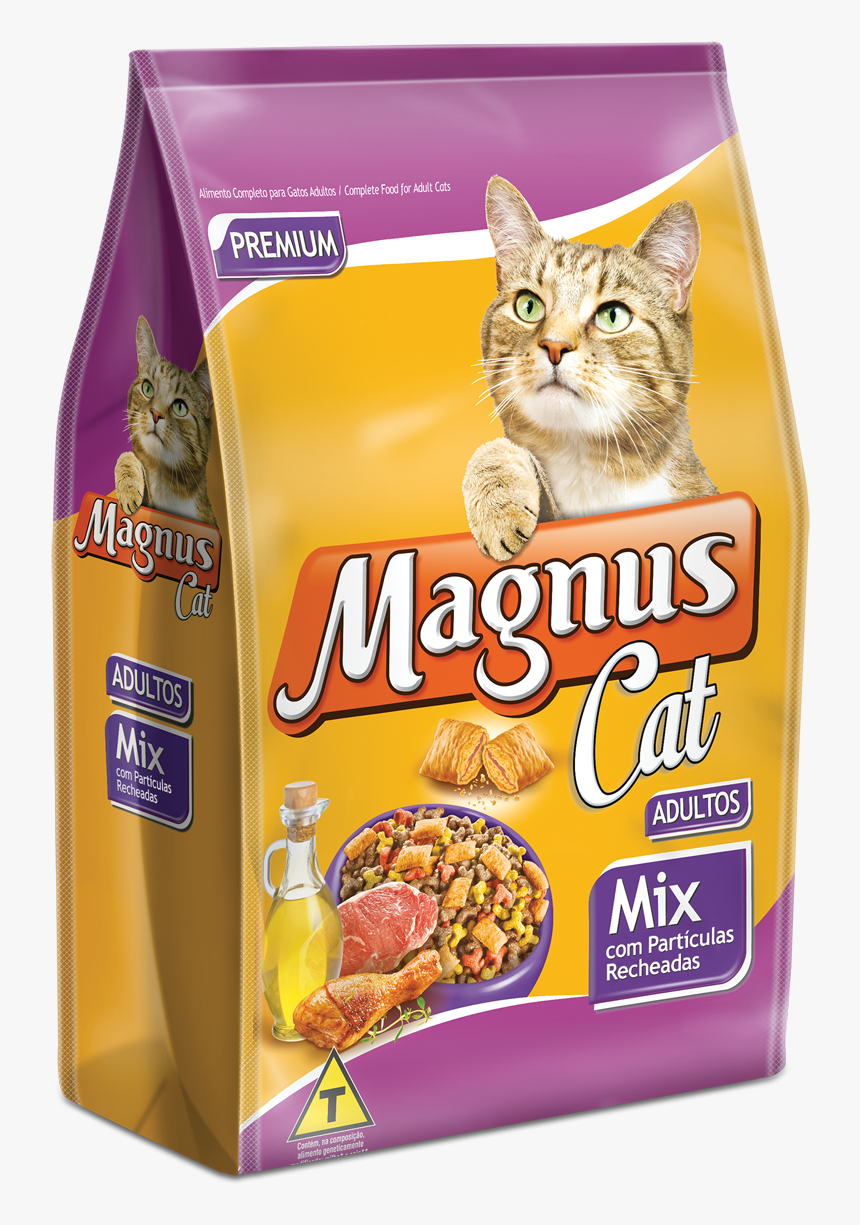 Magnus Cat Premium Gatos Adultos Mix Com Partículas - Ração Magnus Para Gatos, HD Png Download, Free Download