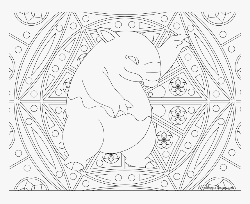 Pokemon Adult Coloring Pages , Png Download - Vulpix Pokemon Coloring Pages, Transparent Png, Free Download