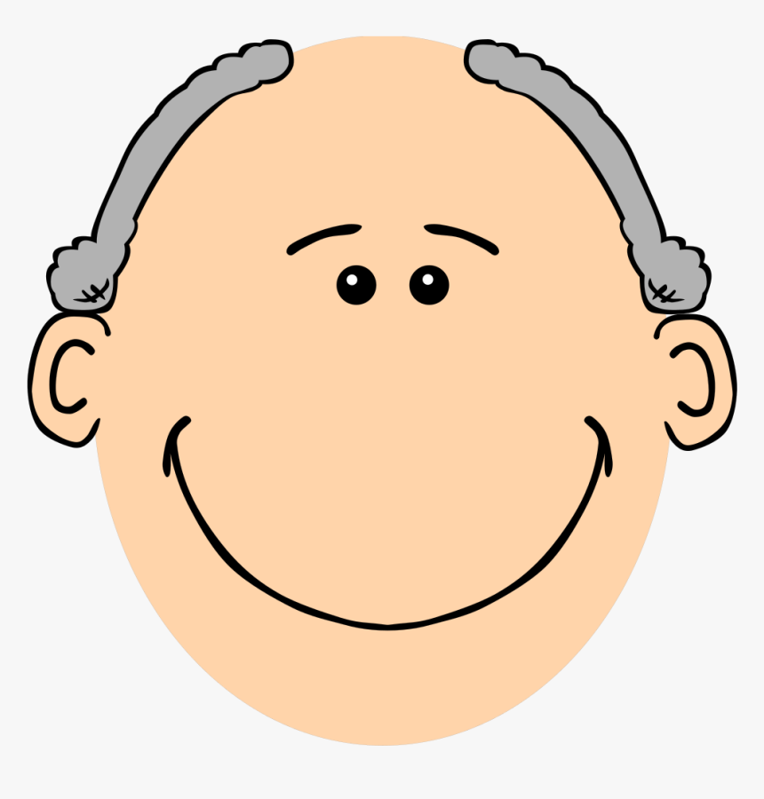 Grandpa Clip Art Cartoon Man Face Hd Png Download Kindpng