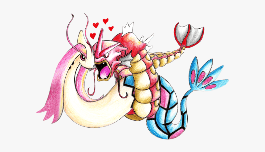 Pokemon Milotic X Gyarados, HD Png Download, Free Download