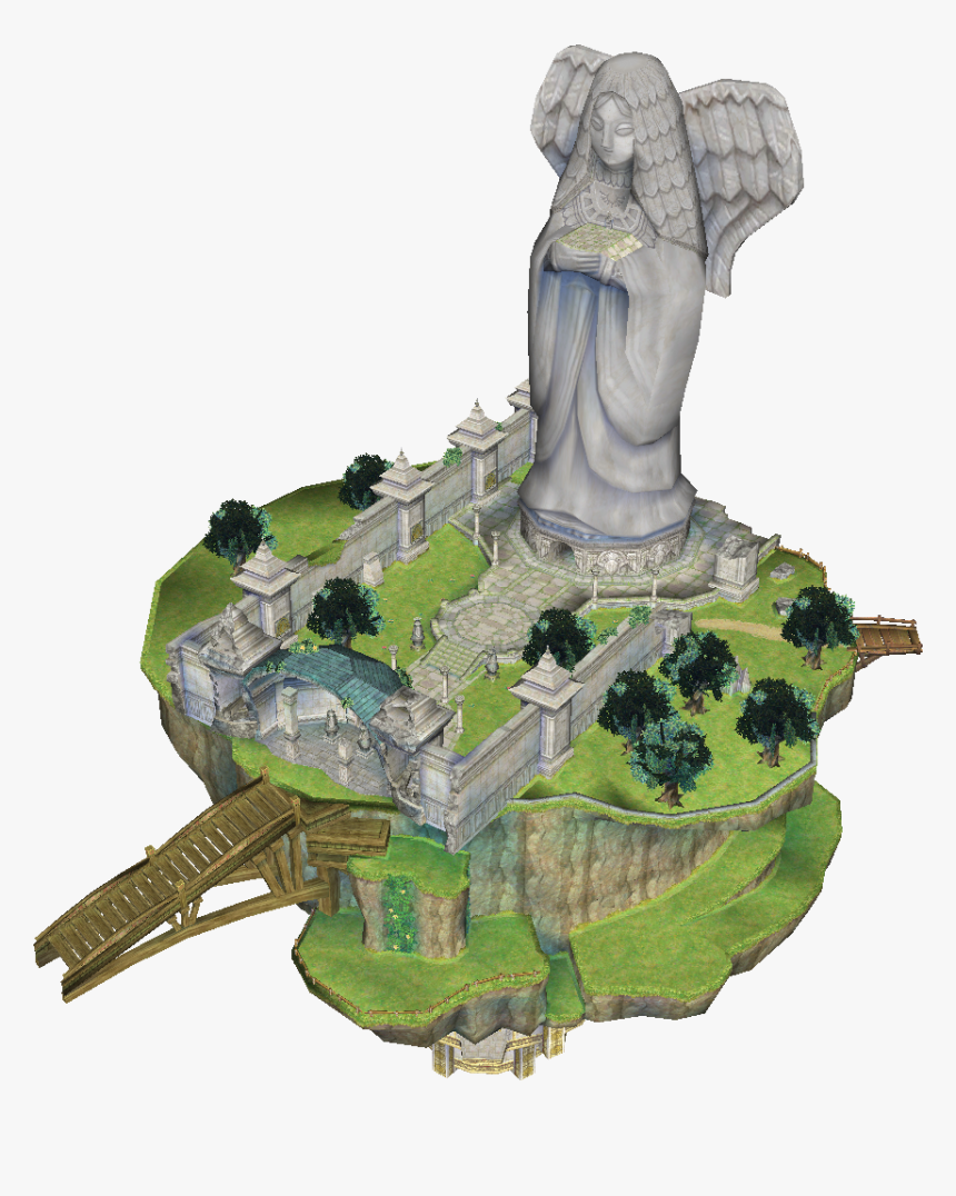 Zeldapedia - Botw Forgotten Temple Statue, HD Png Download, Free Download