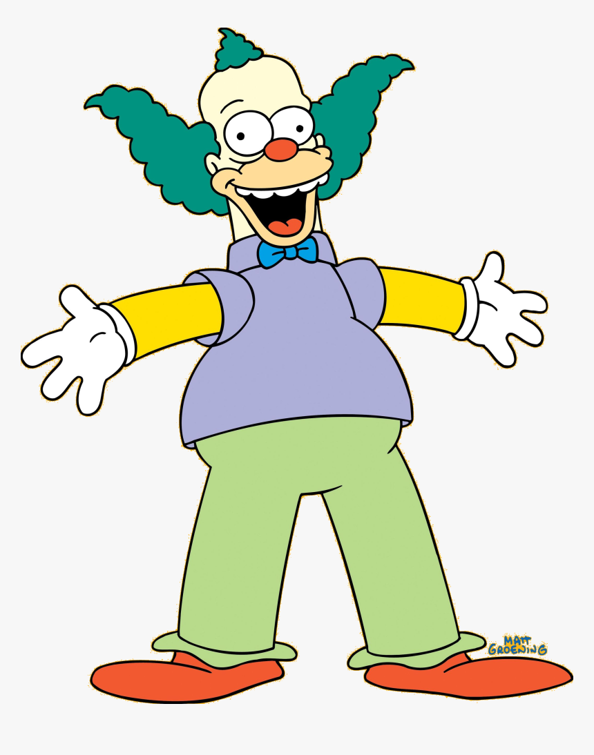 Drawing Clowns The Simpsons - Payaso De Los Simpson, HD Png Download, Free Download