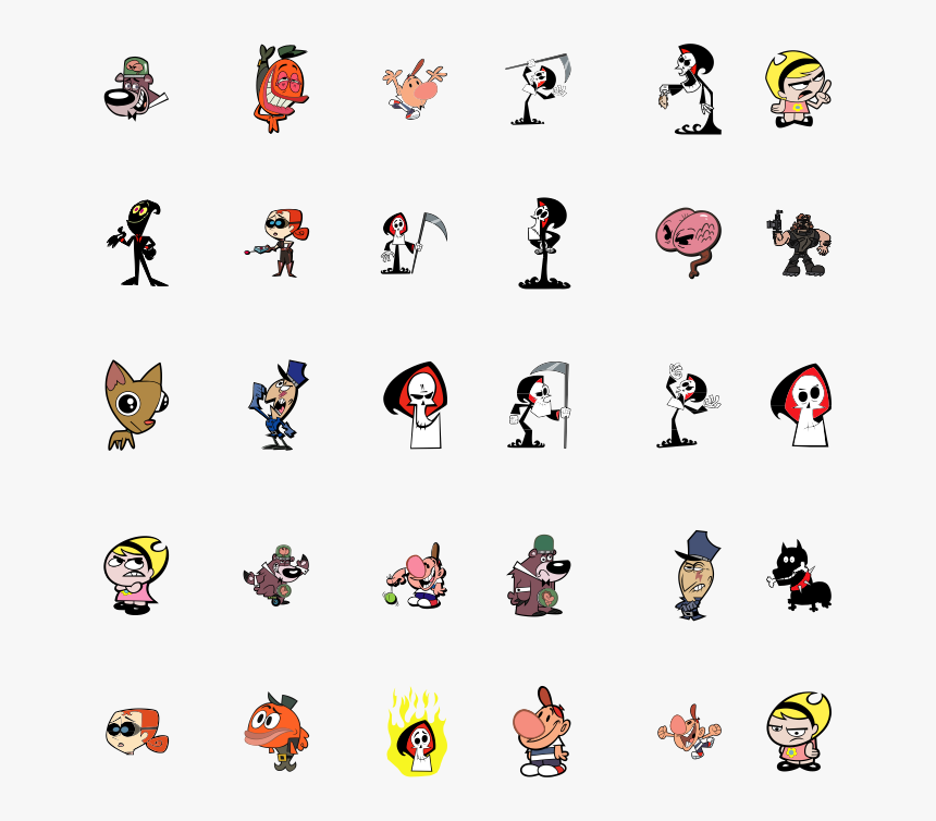 Grim Adventures Of Billy And Mandy Characters - Cartoon Network Billy And Mandy Characters, HD Png Download, Free Download