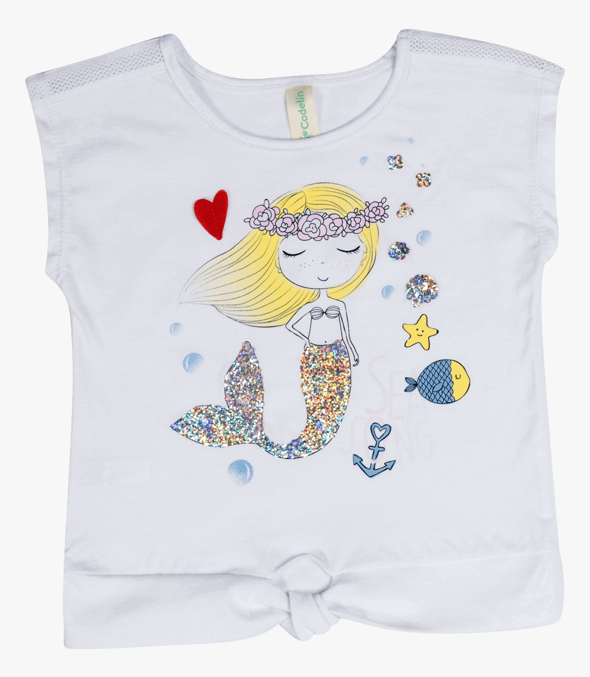 Camiseta Estampada De Sirena, HD Png Download, Free Download