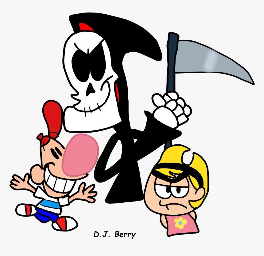 Grim, Billy And Mandy - Cartoon, HD Png Download, Free Download