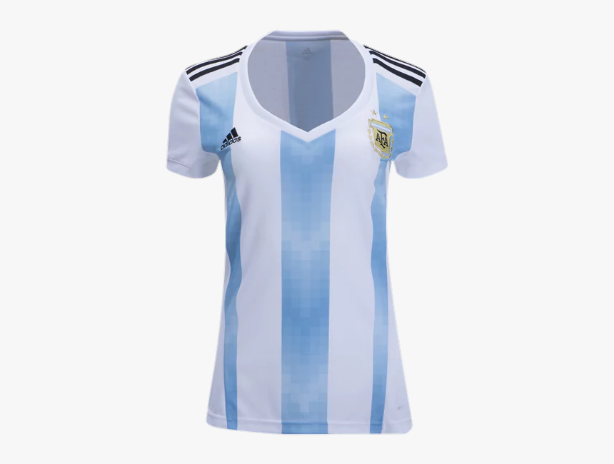 #argentina #mujeres #camiseta - Argentina World Cup Jersey Women, HD Png Download, Free Download
