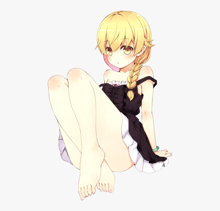 Transparent Shinobu Oshino Png - Anime Girl Golden Hair, Png Download, Free Download