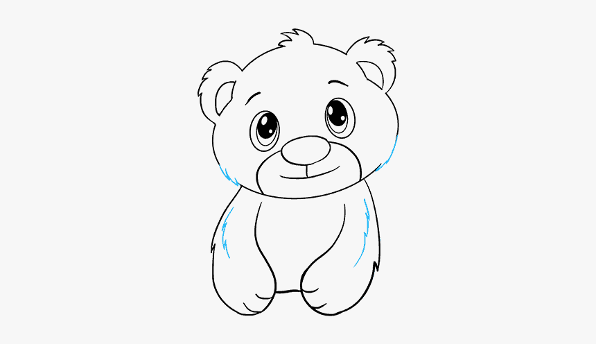 Bear Cub Drawing Easy, HD Png Download, Free Download