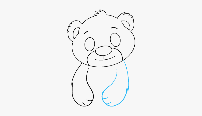 How To Draw Polar Bear Cub - Easy Drawing Polar Bears, HD Png Download, Free Download