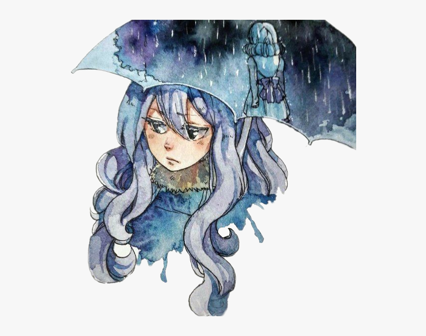 Sad Juvia Lockser - Fairy Tail Juvia Loxar Fanart, HD Png Download, Free Download