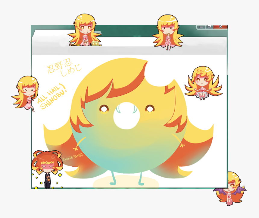 Transparent Shinobu Oshino Png - Cartoon, Png Download, Free Download