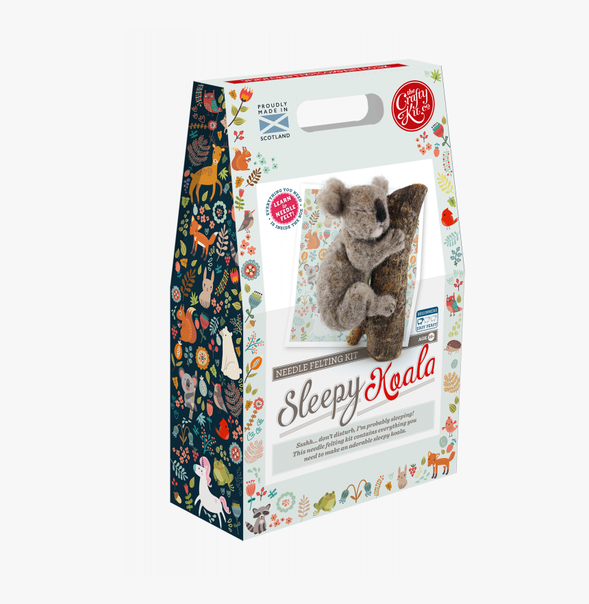 Sleepy Koala Needle Felting Kit - Needle Felted Blue Tit, HD Png Download, Free Download