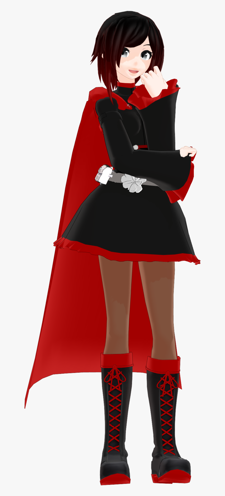 Transparent Ruby Rose Png - Ruby Rose Model Rwby, Png Download, Free Download