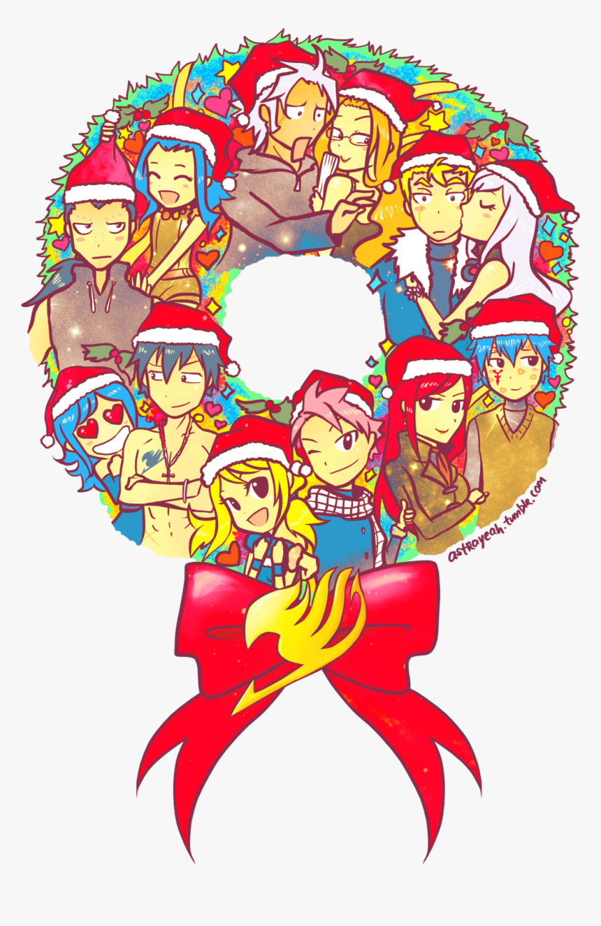 Gruviapon 195 34 Fairy Tail Christmas 2013 By Astrayeah - Merry Christmas Fairy Tail, HD Png Download, Free Download
