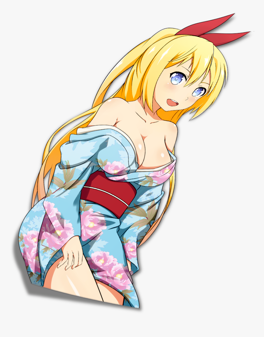 Hana Chitoge Kiss-cut - Cartoon, HD Png Download, Free Download