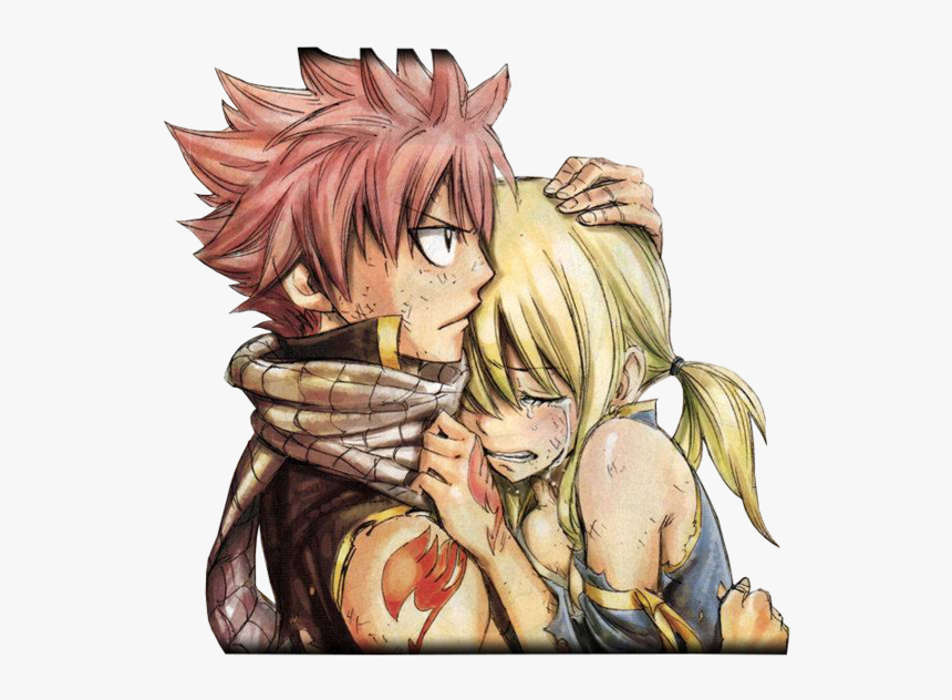 Fairy Tail Nalu Transparent By Roschi93-d4g5ct0 - Fairy Tail Lucy Et Natsu, HD Png Download, Free Download