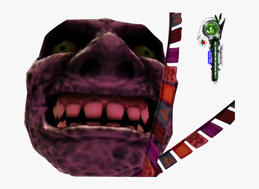 Majoras Mask Moon Png - Legend Of Zelda Majora's Mask 3ds Gameplay, Transparent Png, Free Download