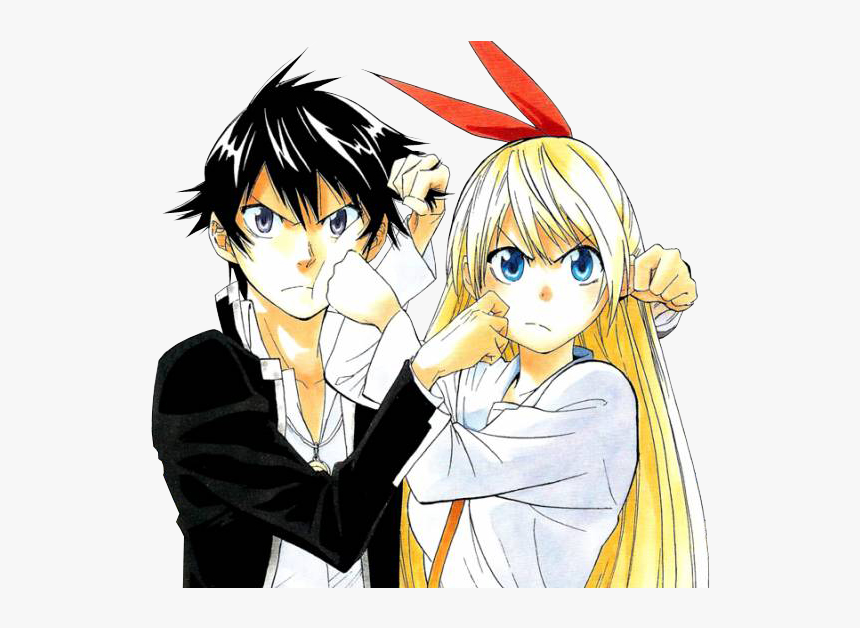 Nisekoi Raku Y Chitoge Peleando, HD Png Download, Free Download