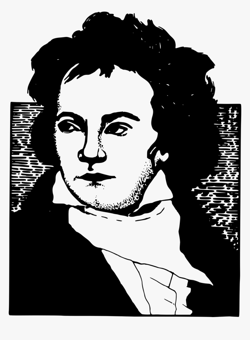 Beethoven Siyah Beyaz, HD Png Download, Free Download