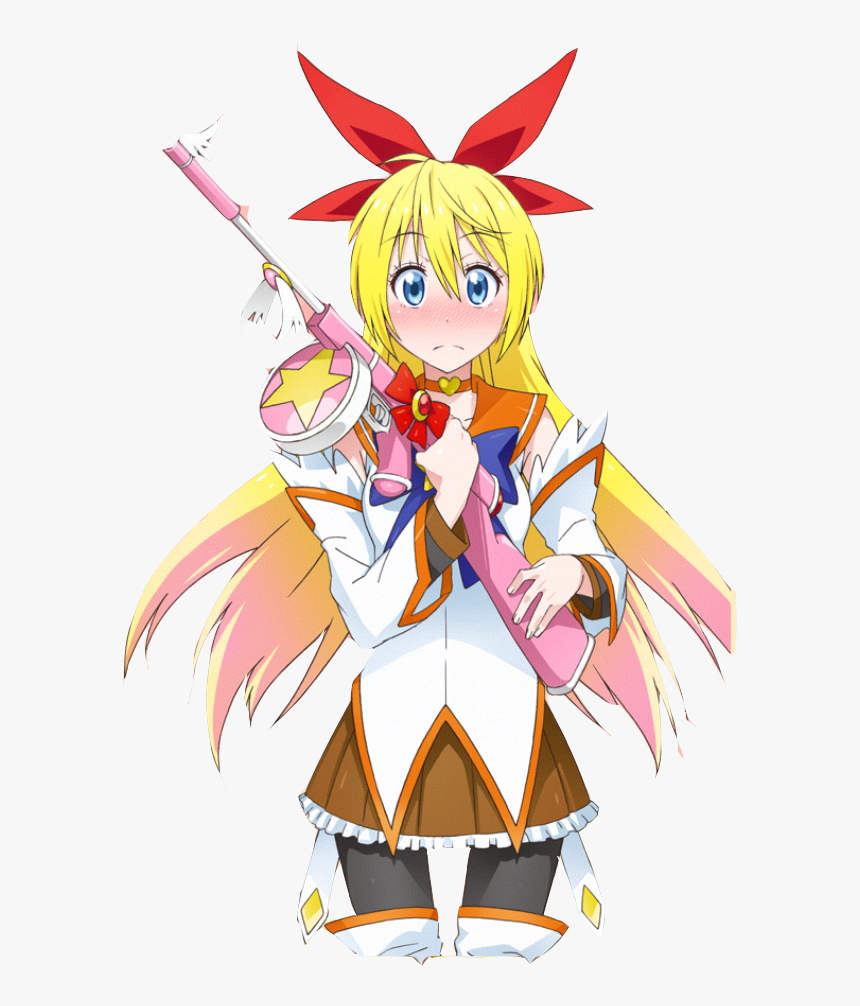 “ Transparent Chitoge Magical Girls In Nisekoi Majikore
” - Transparent Chitoge, HD Png Download, Free Download