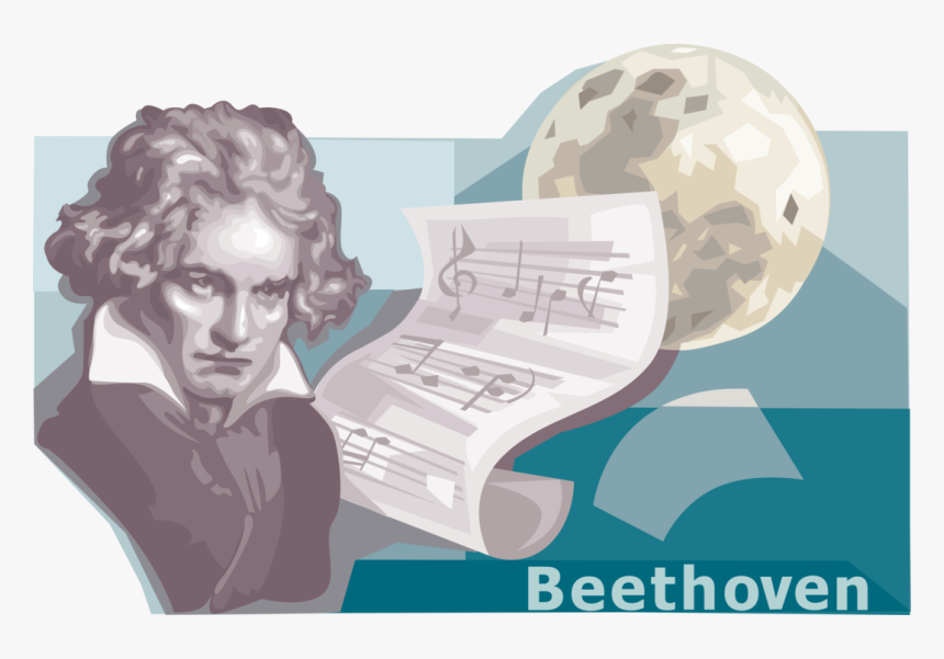 Vector Illustration Of Ludwig Van Beethoven, Influential, HD Png Download, Free Download