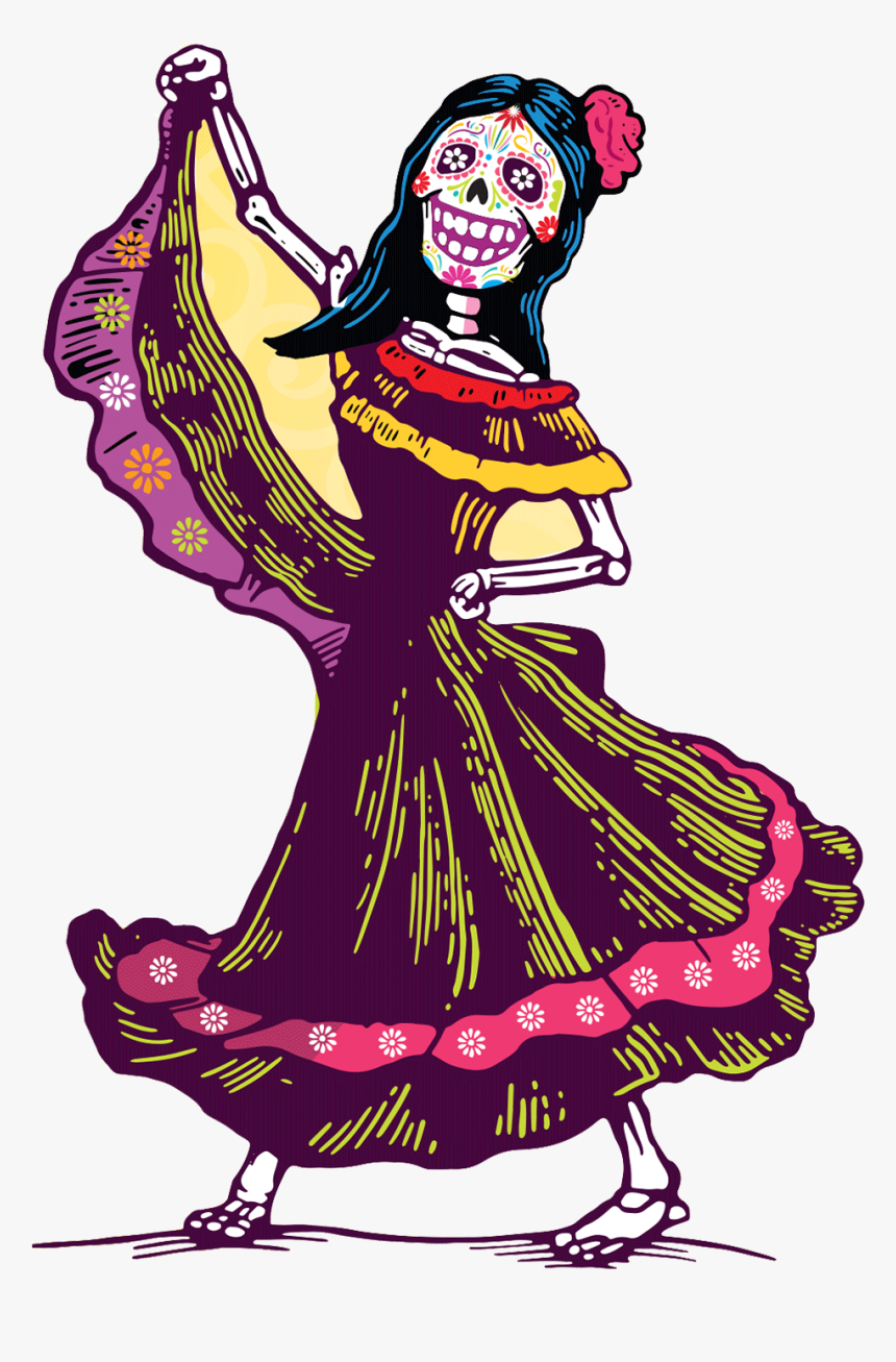 Dia De Los Muertos Clip Art Transparent, HD Png Download, Free Download