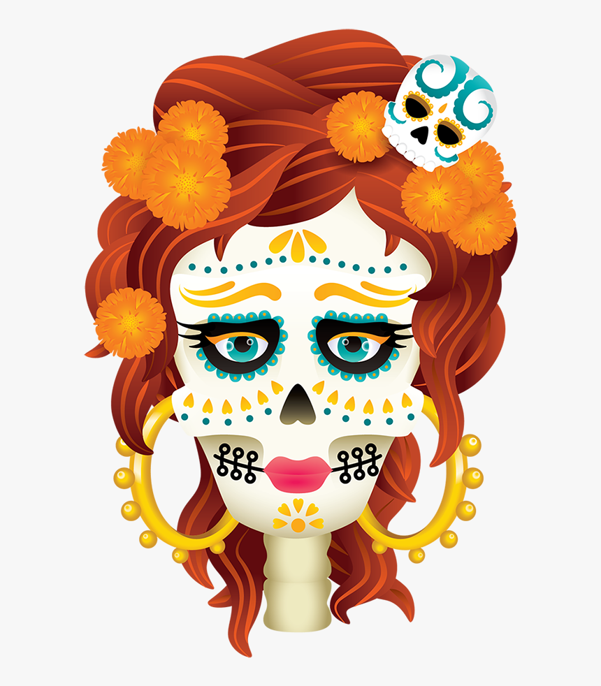 Day Of The Dead Candles Png - Transparent Background Mexican Clipart, Png Download, Free Download