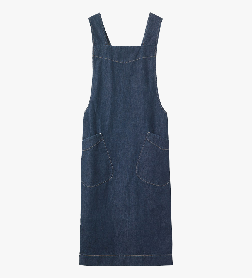 Denim Apron Png Image - Denim Apron Dress, Transparent Png, Free Download