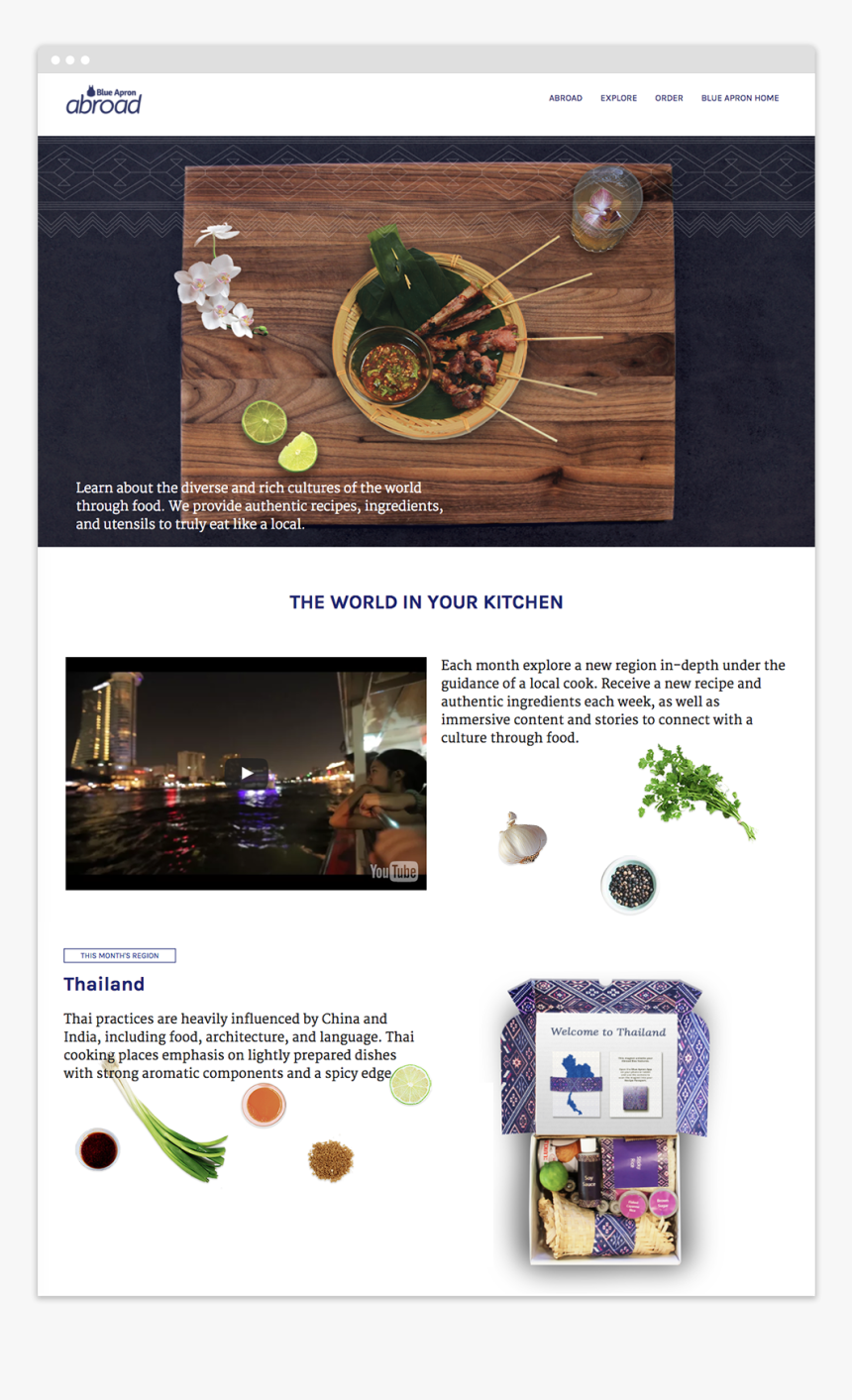 Blueapron-sitehome - Udon, HD Png Download, Free Download