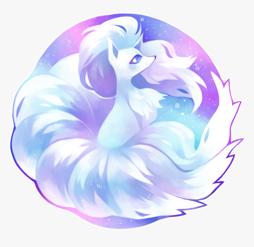 “alola Ninetales Design Is Now Available As Shirts, - Pokemon Alolan Ninetales Art, HD Png Download, Free Download