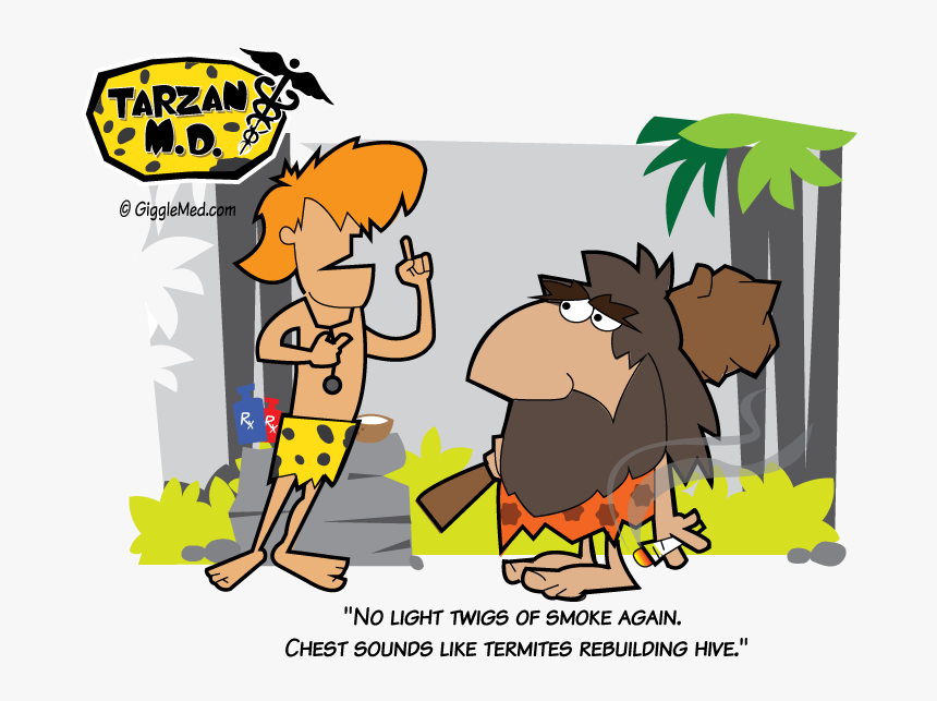 Tarzan Md Funny Smoking Cessation Advice - Tarzan Farts, HD Png Download, Free Download