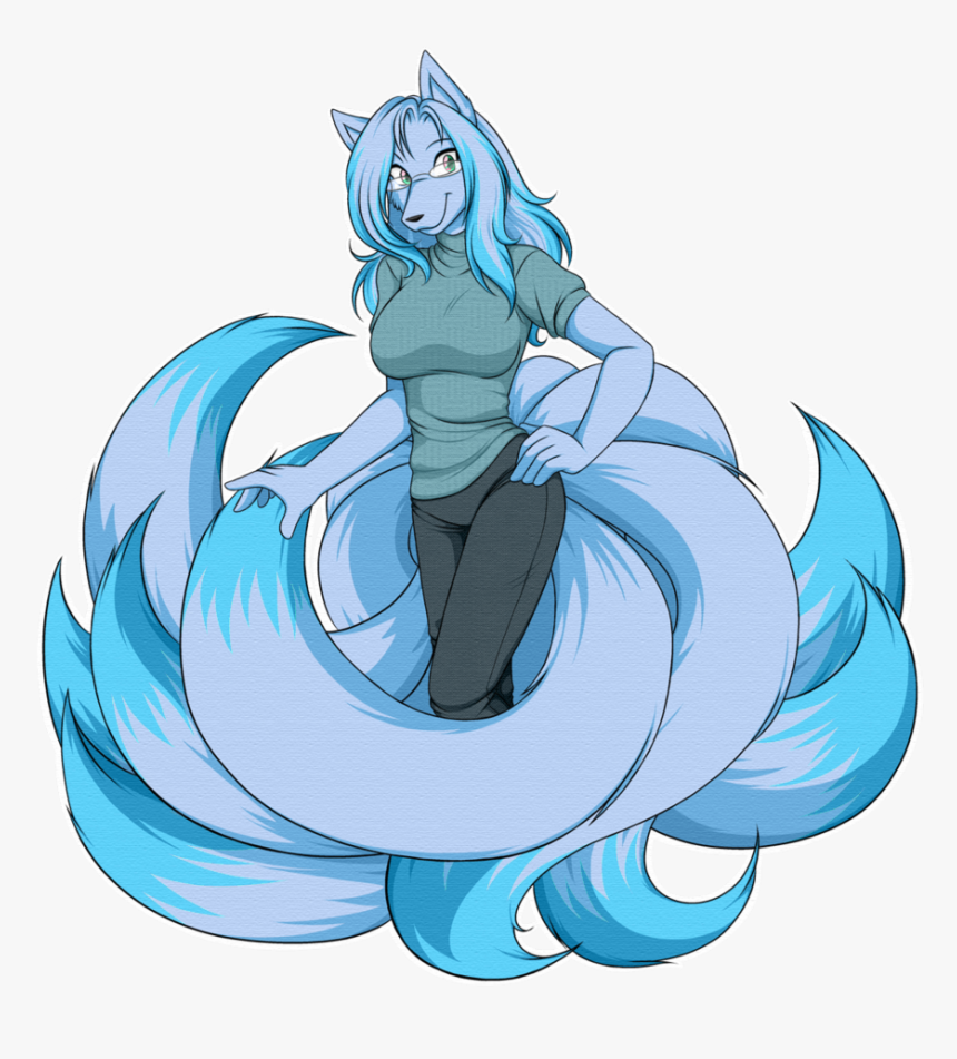 #anthro #ninetales #alolanninetales #freetoedit - Pokemon Furry Girls Ninetales, HD Png Download, Free Download