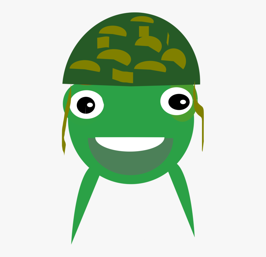 Toad,vertebrate,frog - Funny Soldier Clipart, HD Png Download, Free Download