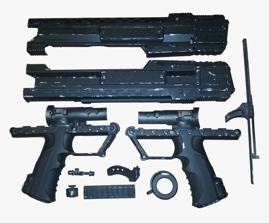 Cyberpunk Future Rifle Prop Wip - Firearm, HD Png Download, Free Download