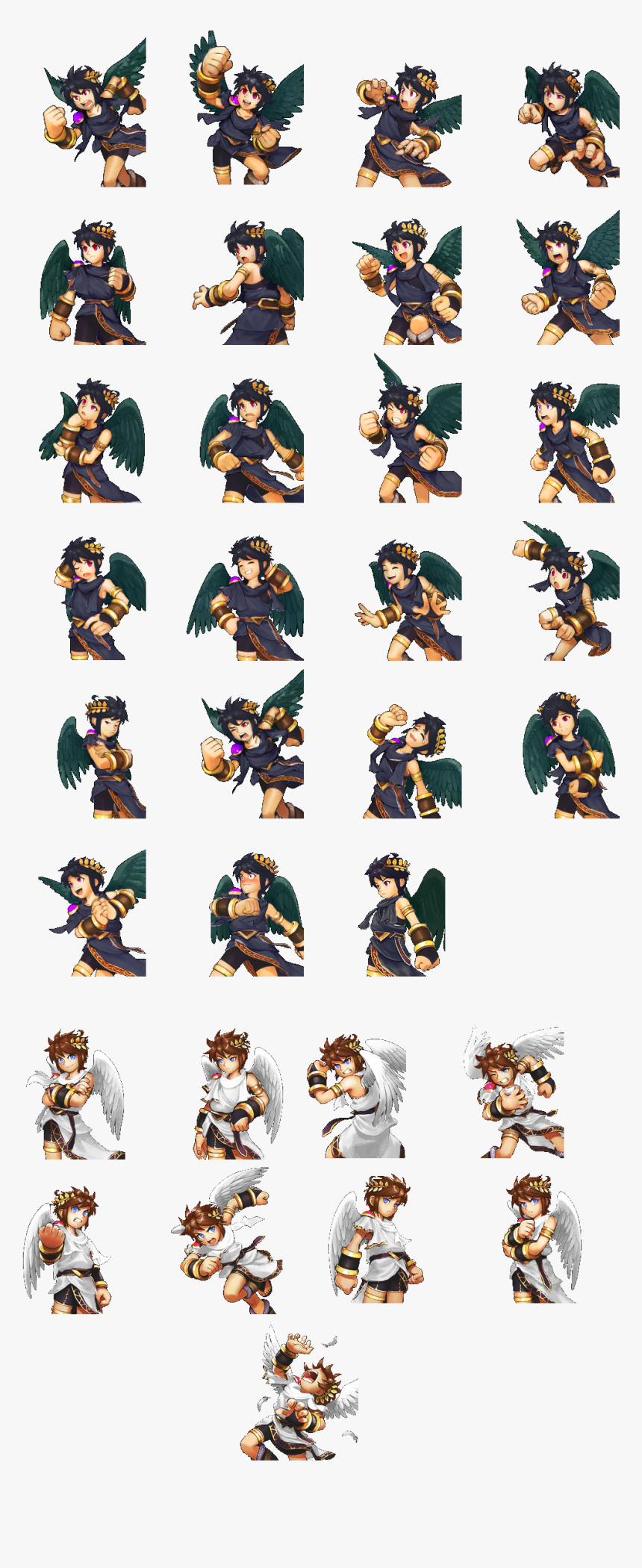 Dark Pit Sprites, HD Png Download, Free Download