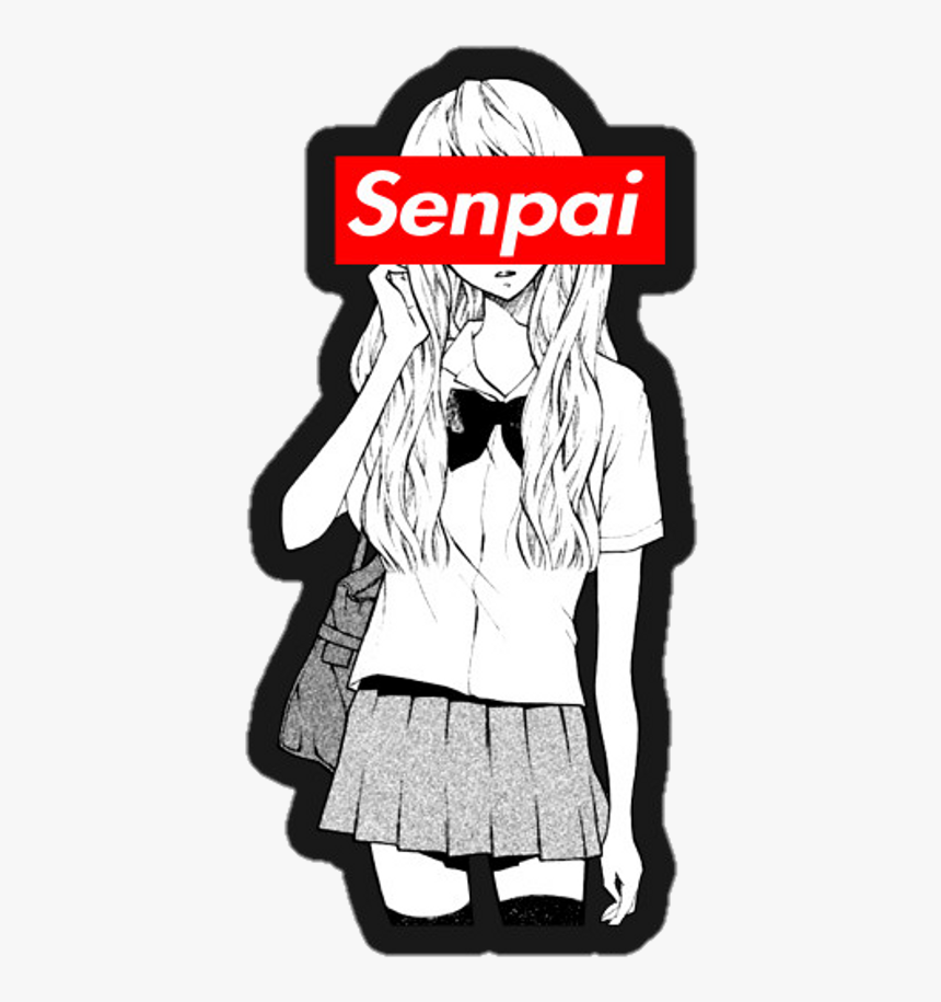 Senpai Sticker , Png Download - Senpai Stickers Png, Transparent Png, Free Download