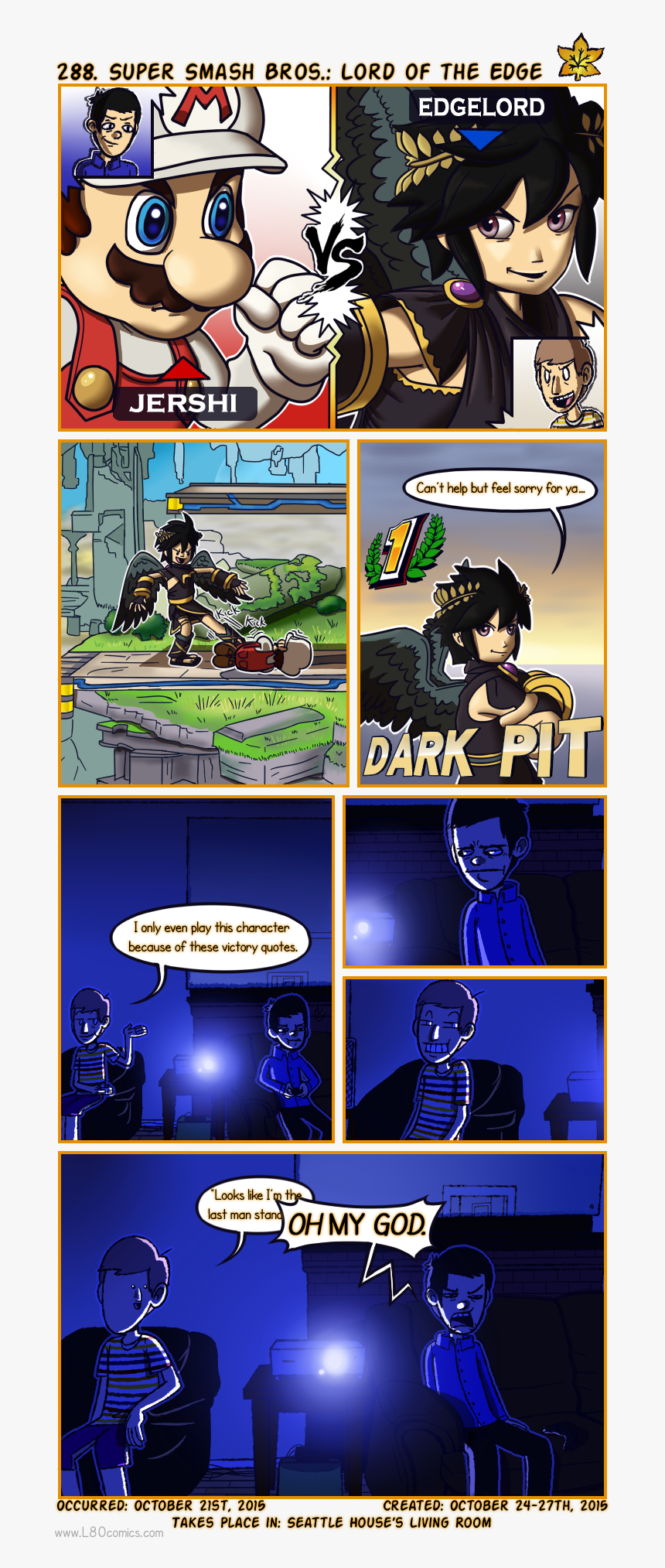 Dark Pit Comic Smash, HD Png Download, Free Download