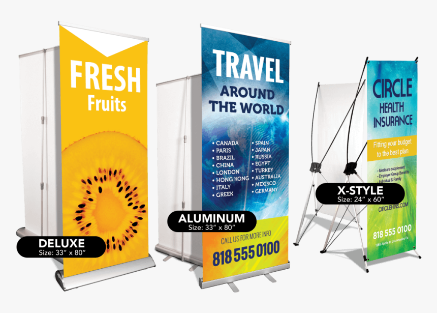 Retractable Banner Png, Transparent Png, Free Download