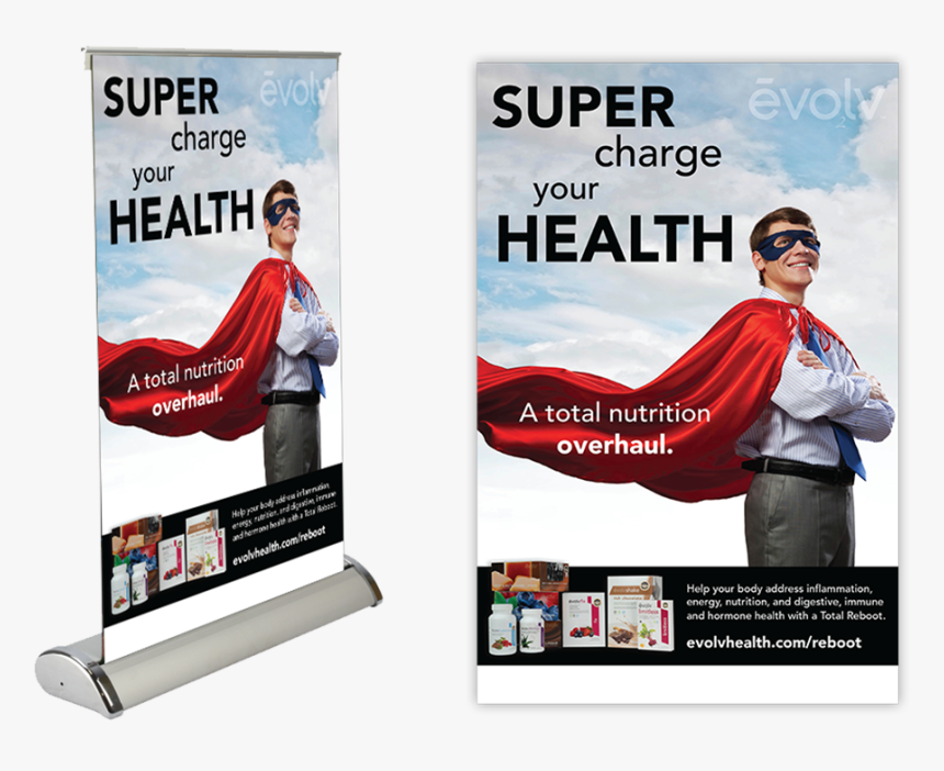 Total Reboot Mini-table Top Retractable Banner - Nsw Health, HD Png Download, Free Download