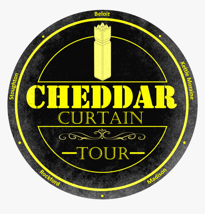 Cheddar Curtain Tour Logo-black9 No Year - Composer, HD Png Download, Free Download