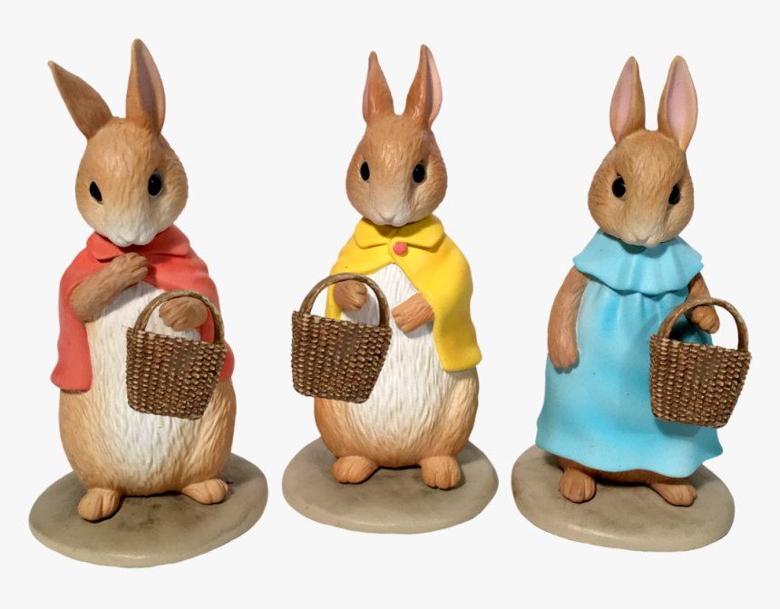 Fairy Garden Flopsy, Mopsy, & Cotton Tail Fairies Secret - Peter Rabbit Flopsy Mopsy And Cottontail, HD Png Download, Free Download