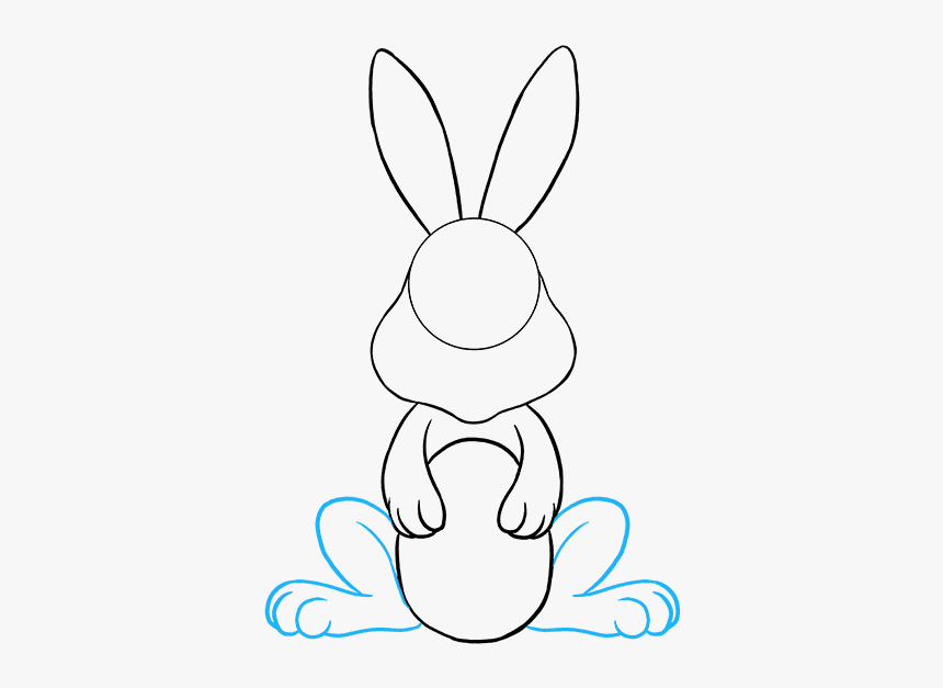 How To Draw Easter Bunny, HD Png Download, Free Download