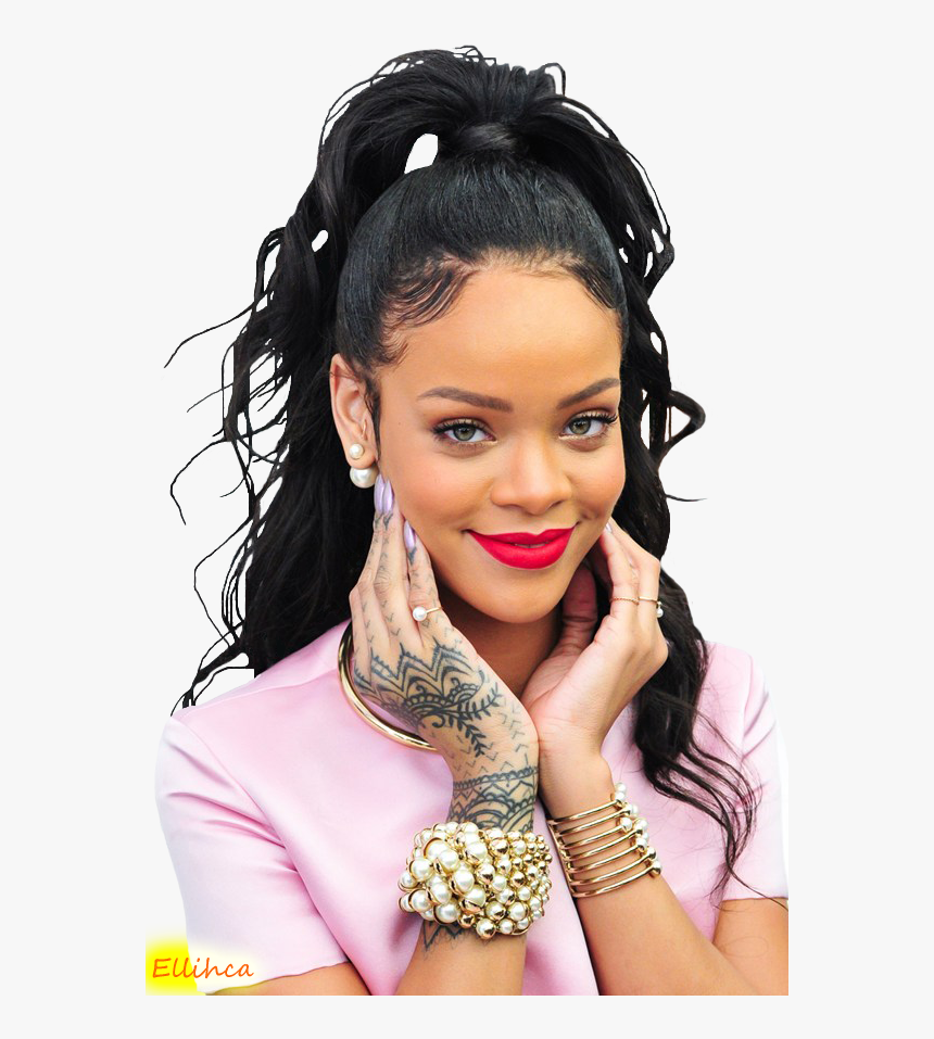 Rihanna High Ponytail, HD Png Download, Free Download