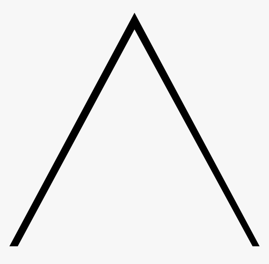 Border Arrow Up - Half A Triangle Png, Transparent Png, Free Download