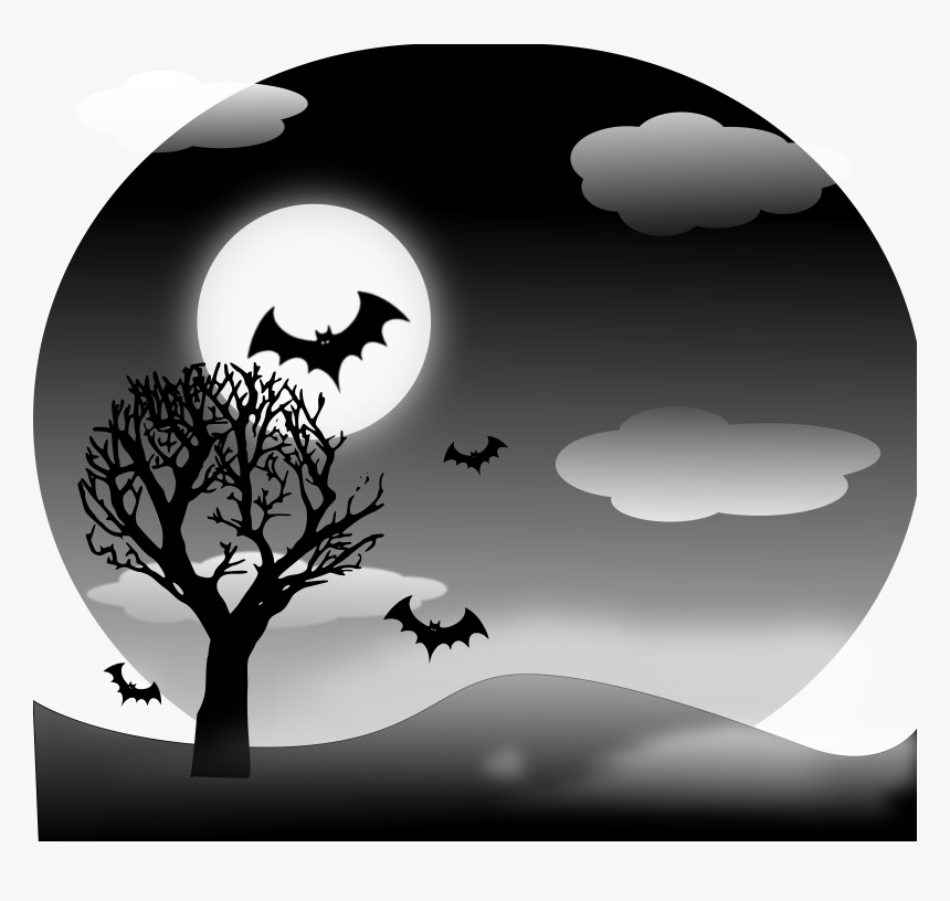 Landscape Clipart Halloween - Transparent Halloween Vector Png, Png Download, Free Download