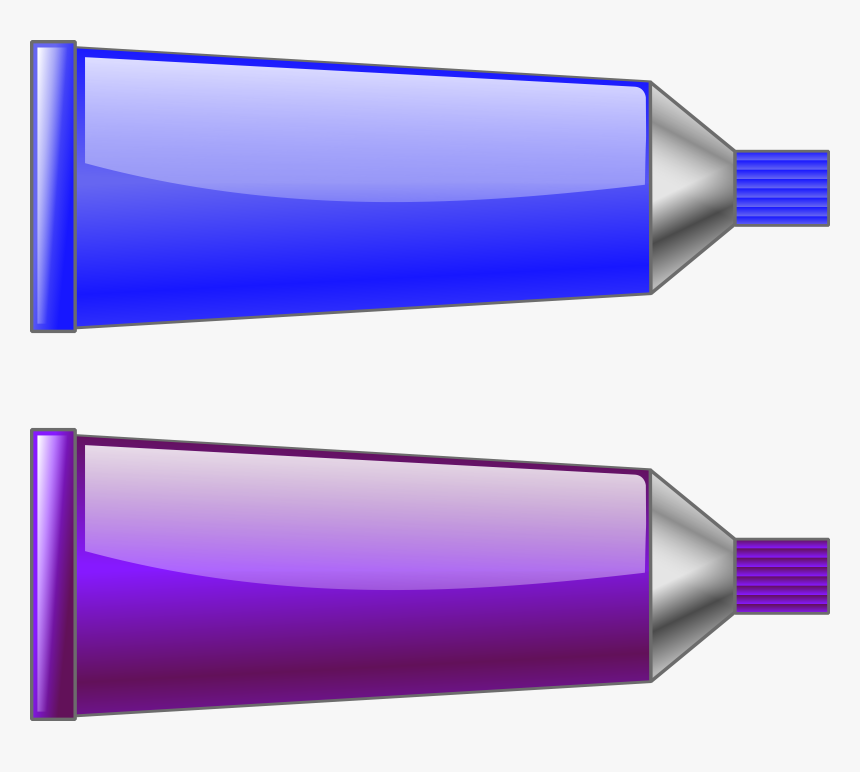 Color Tube Blue Purple Clip Arts - Blue Colour And Purple Colour, HD Png Download, Free Download