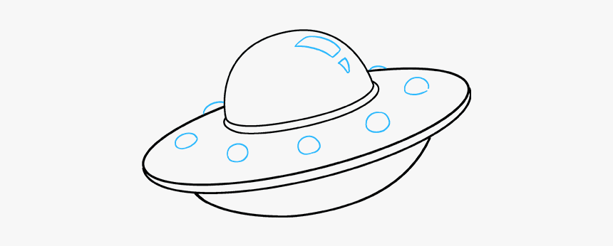 Easy To Draw Ufo, HD Png Download, Free Download